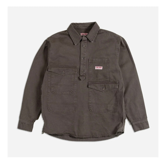 Dubbleware westford pullover smock shirt-Sea kelp