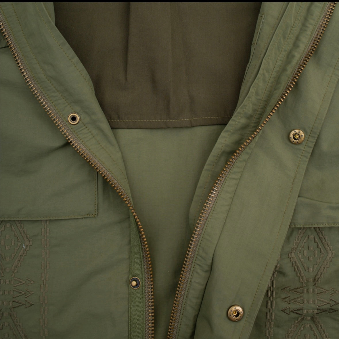 Pendleton parachute Parka - Olive