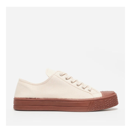 US Rubber Military Low Top - off white/brown