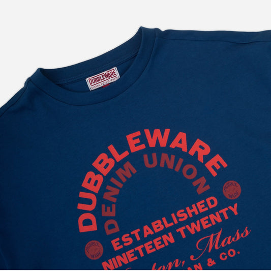Dubbleware Denim Union T-Shirt - Navy