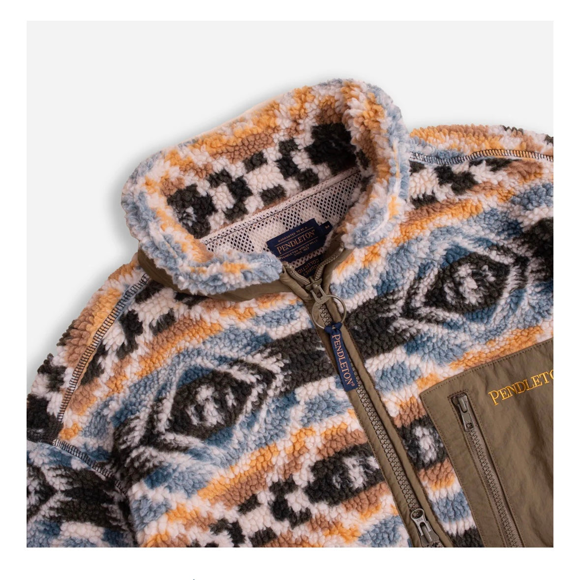 Pendleton Full Zip Fleece jacket- Abiquiu Sky