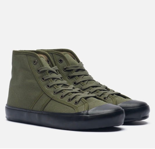 US Rubber Lot 009 Hi Top - Army/Black