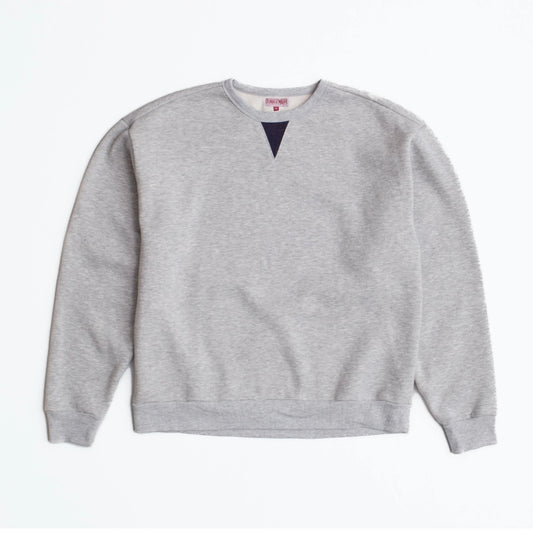 Dubbleware contrast sweatshirt- Grey/Navy