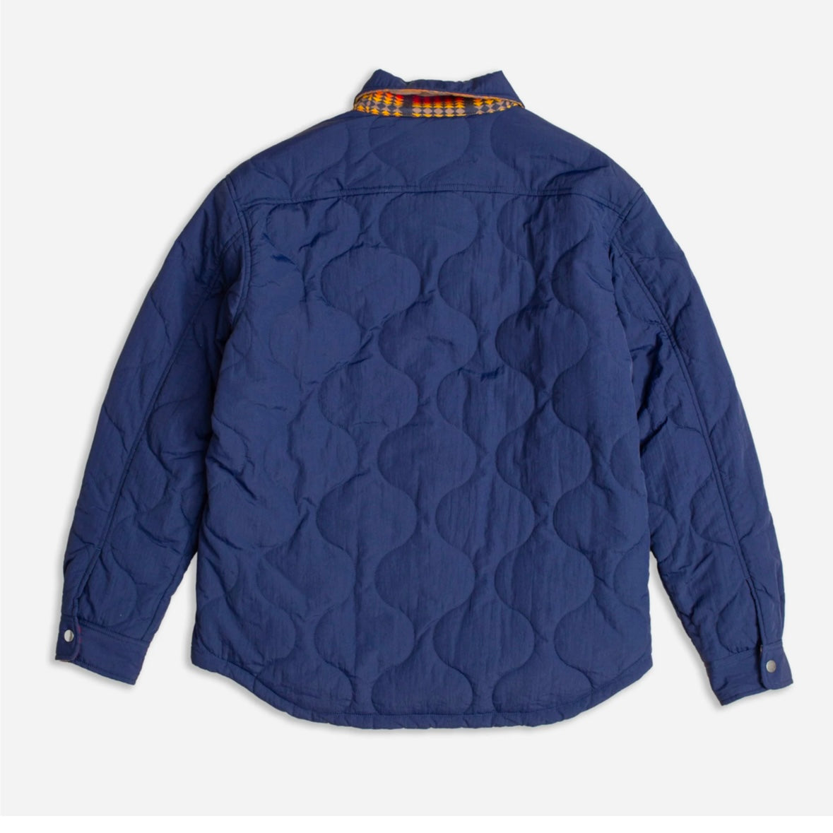 Pendleton Reversible Quilted Overshirt - Harding Navy
