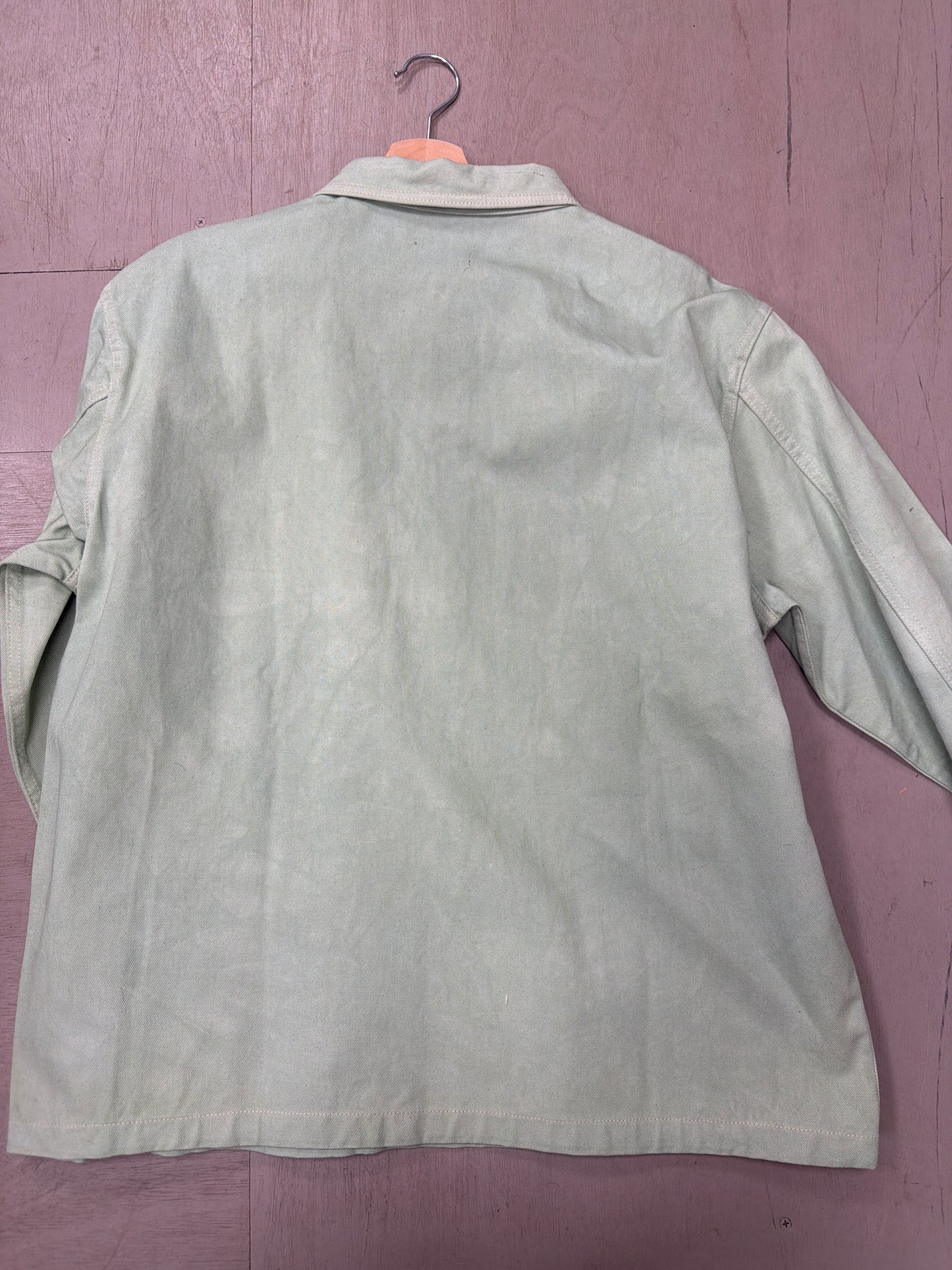 Green Cotton Fulmine Pullover for spring, Heritage Clothing, Quality clothing and garments, Fulmine Yarm, Worldwide delivery