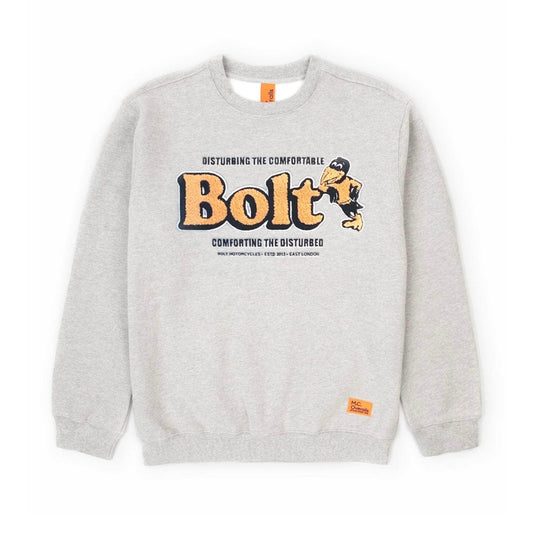 BOLT x Mc Overalls Heavy Weight Sweatshirt (Grey Marl)