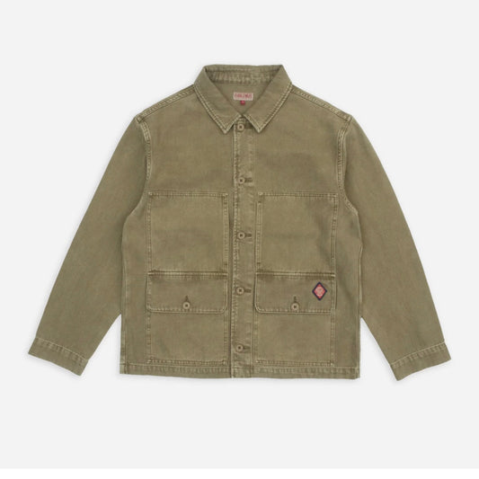 Dubbleware Chore Work Jacket - Military Green