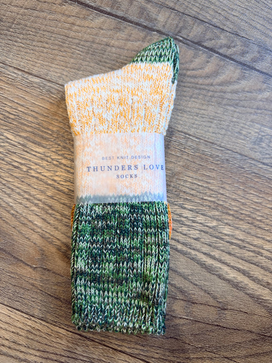 Thunder’s Love Charlie cotton socks orange