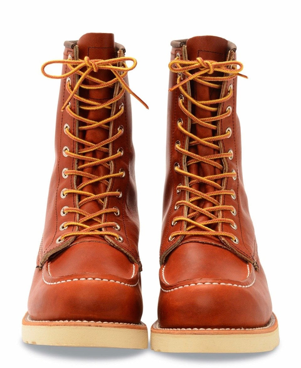 Red Wing 877 Heritage Work 8" Moc Toe Boot in the distinguished Oro Legacy leather â a testament to craftsmanship and heritage menswear. Excellent Quality, Fulmine Yarm North Yorkshire