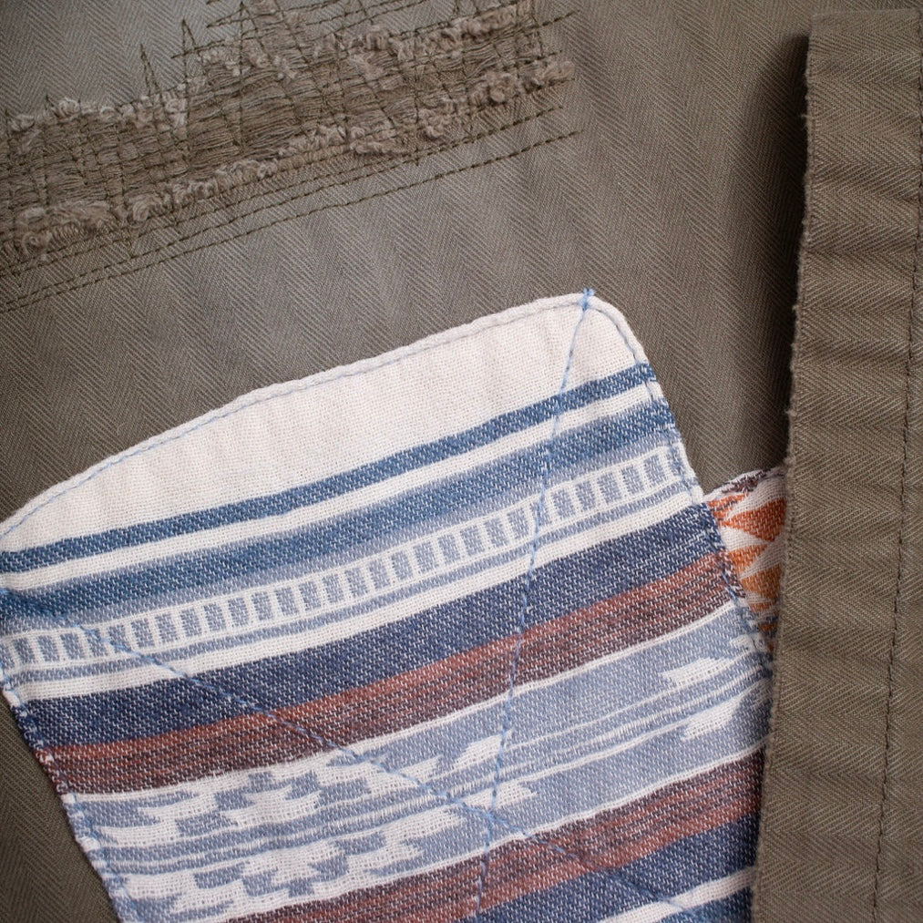Pendleton Patchwork Fatigue Pant - Olive