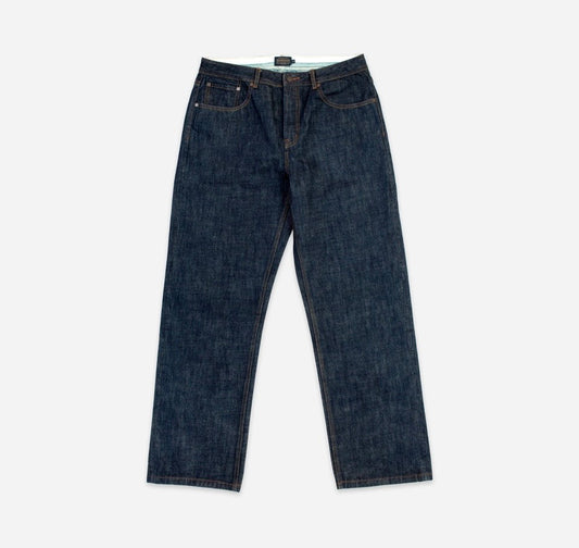 Pendleton Needlework Selvedge straight jeans one wash