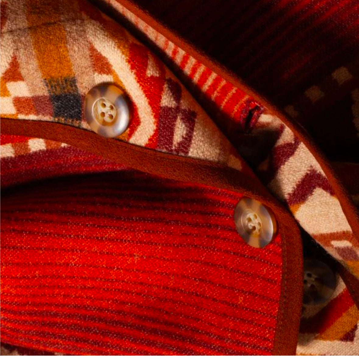 Pendleton women’s Reversible Wool Coat-copper Beacon Rock