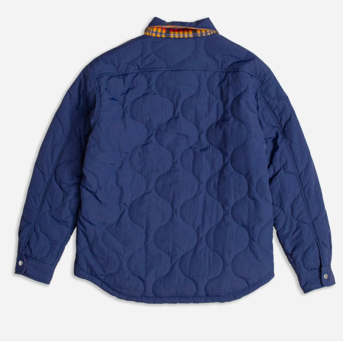 Pendleton Reversible Quilted Overshirt - Harding Navy