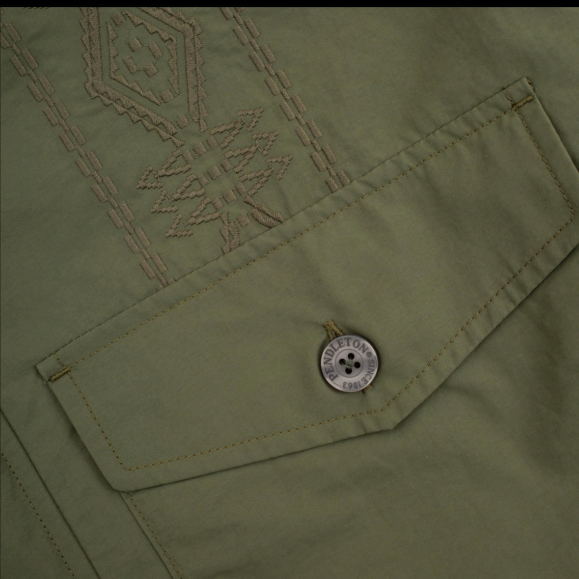 Pendleton parachute Parka - Olive