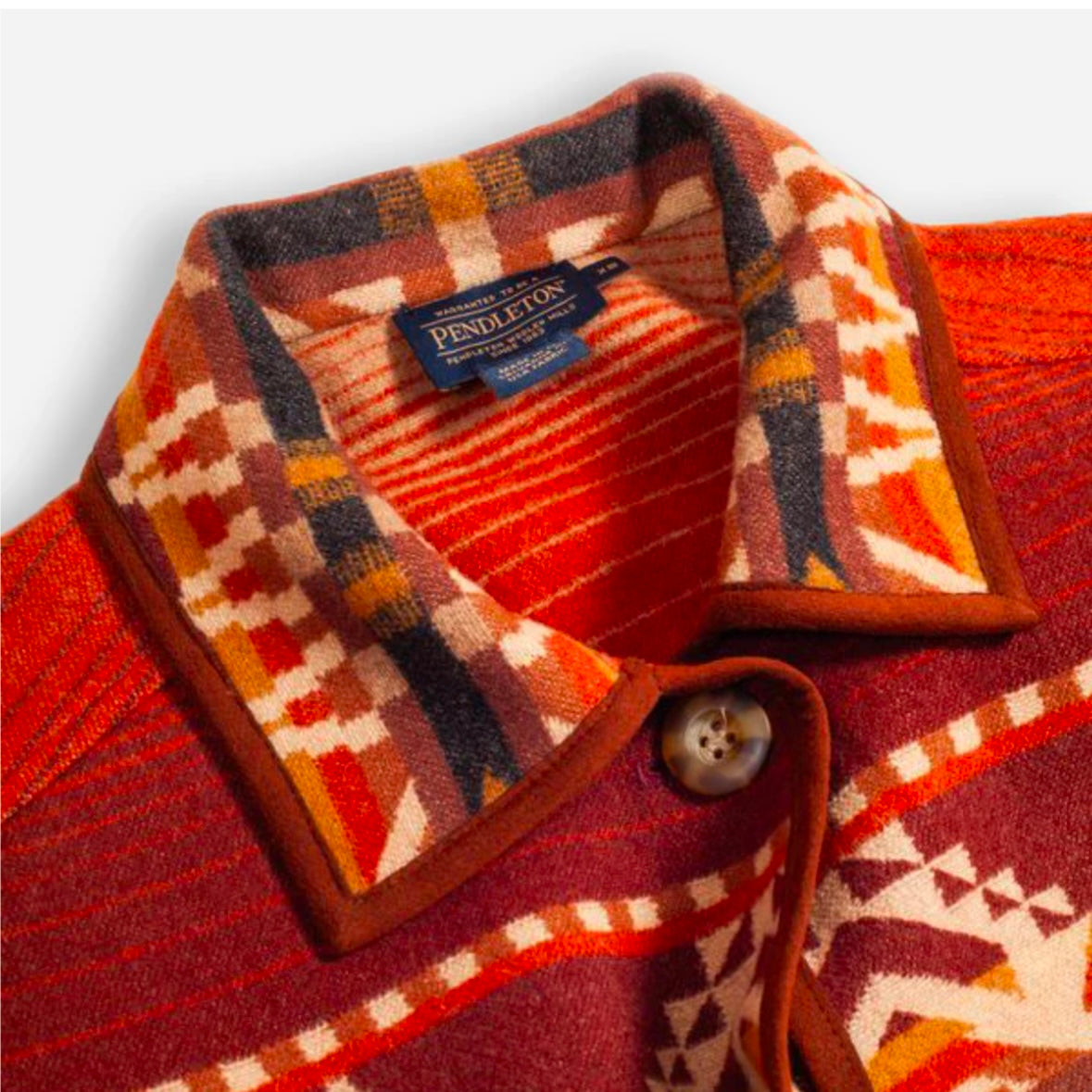 Pendleton women’s Reversible Wool Coat-copper Beacon Rock