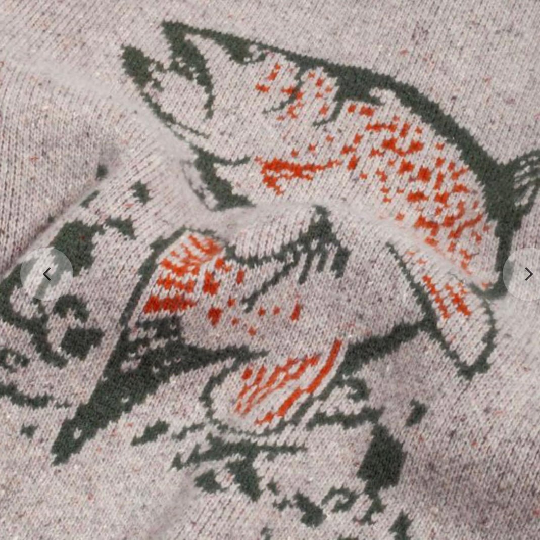 Pendleton Salmon Falls Zip Sweater -Oatmeal