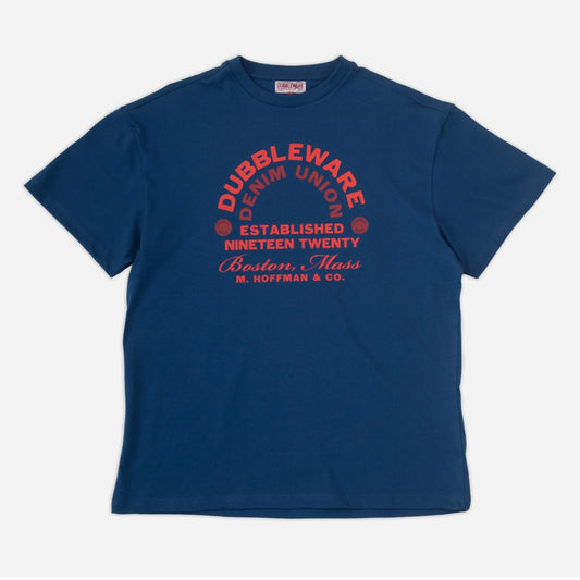 Dubbleware Denim Union T-Shirt - Navy