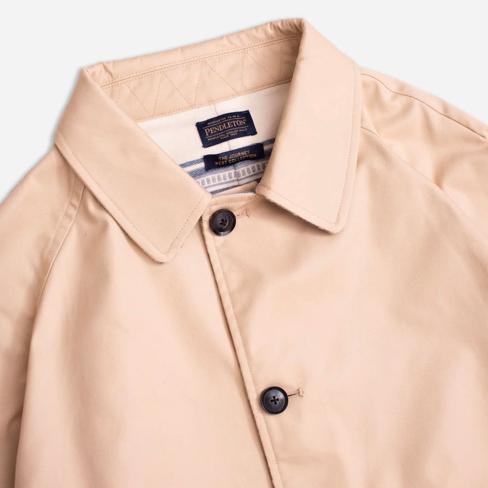 Pendleton ReversibleBalmacaan Trench Coat - Saltillo Stripe