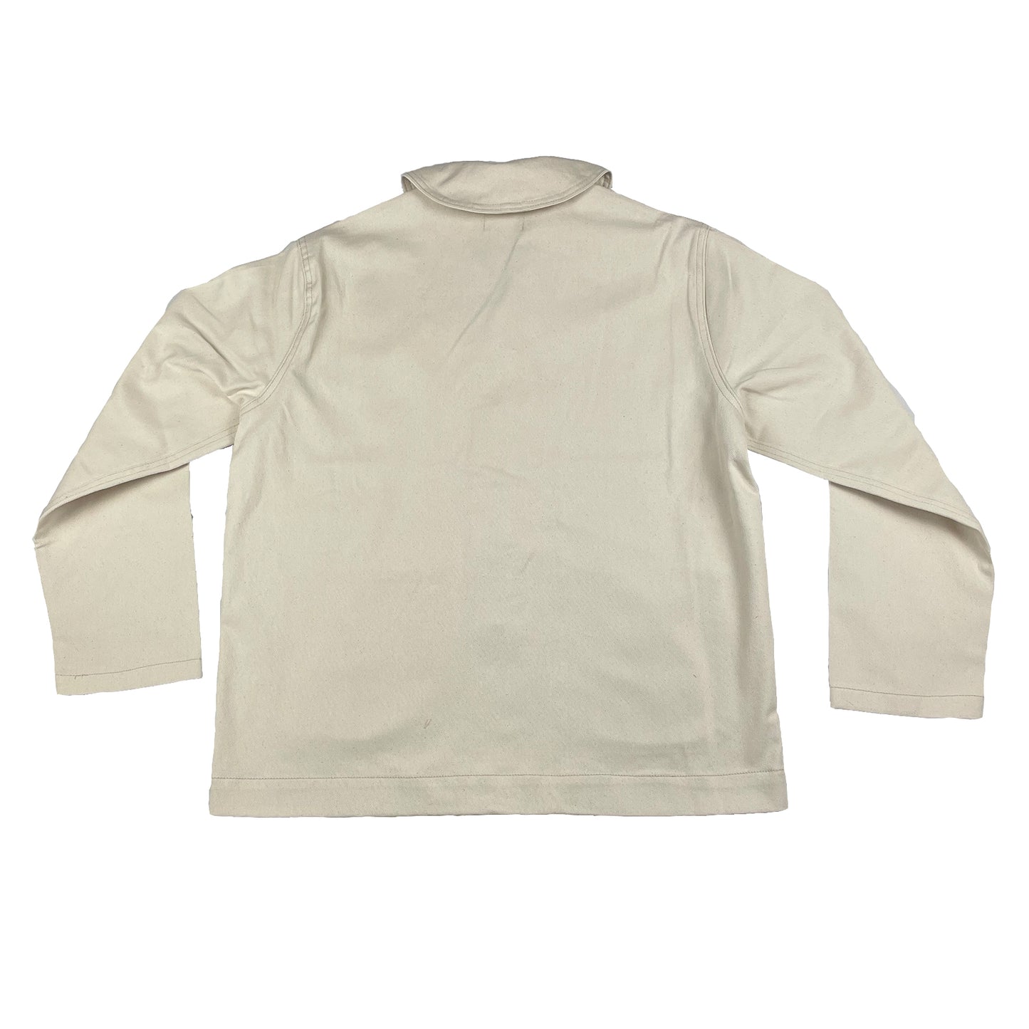 Fulmine USN Natural Denim Shawl Collared Deck Jacket