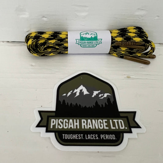 Pisgah Range Laces - Yellow Jacket 52"