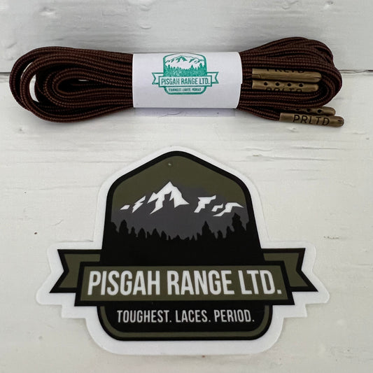 Pisgah Range Laces - Purist Brown 52"
