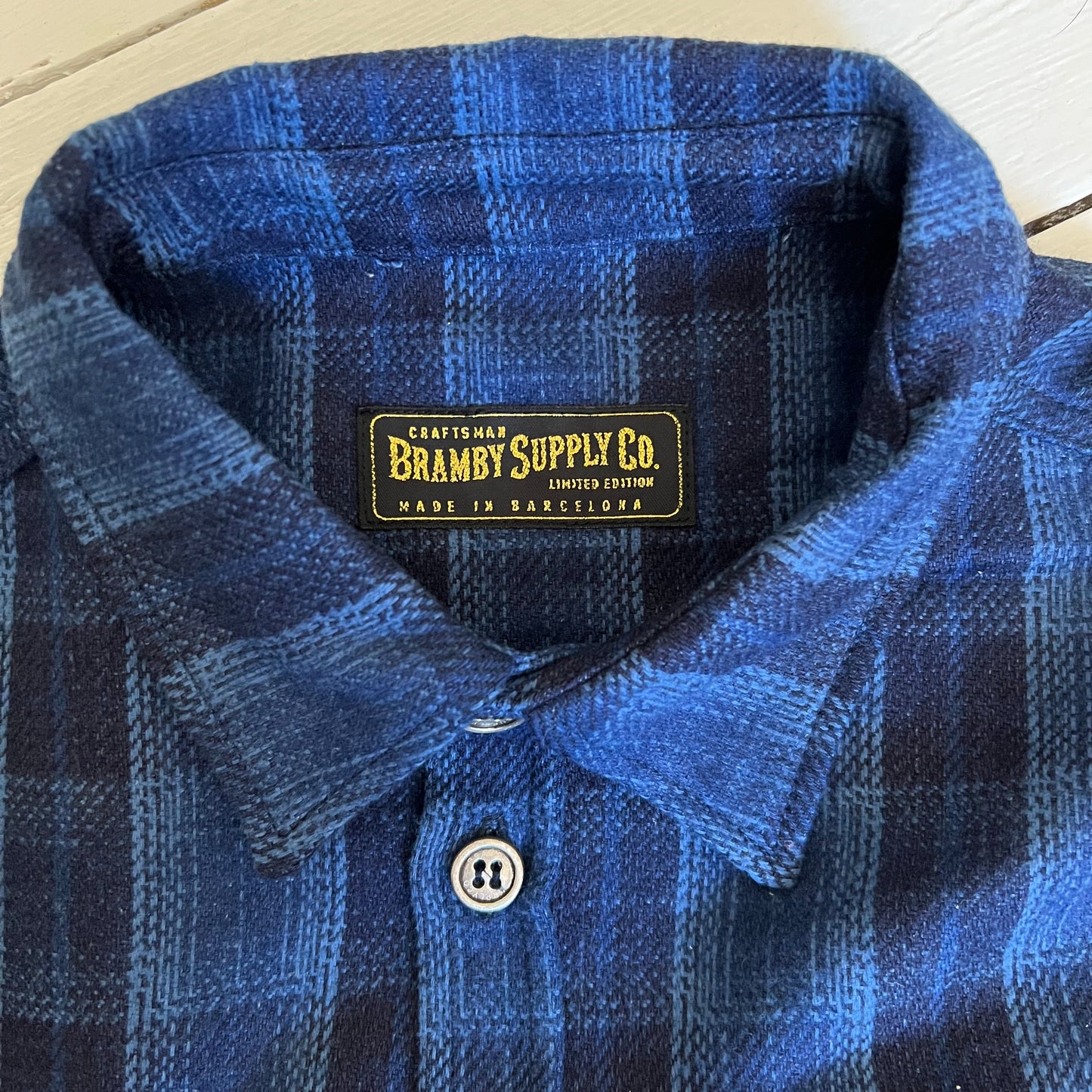 Bramby Supply Co LIMITED EDITION Indigo Check Overshirt