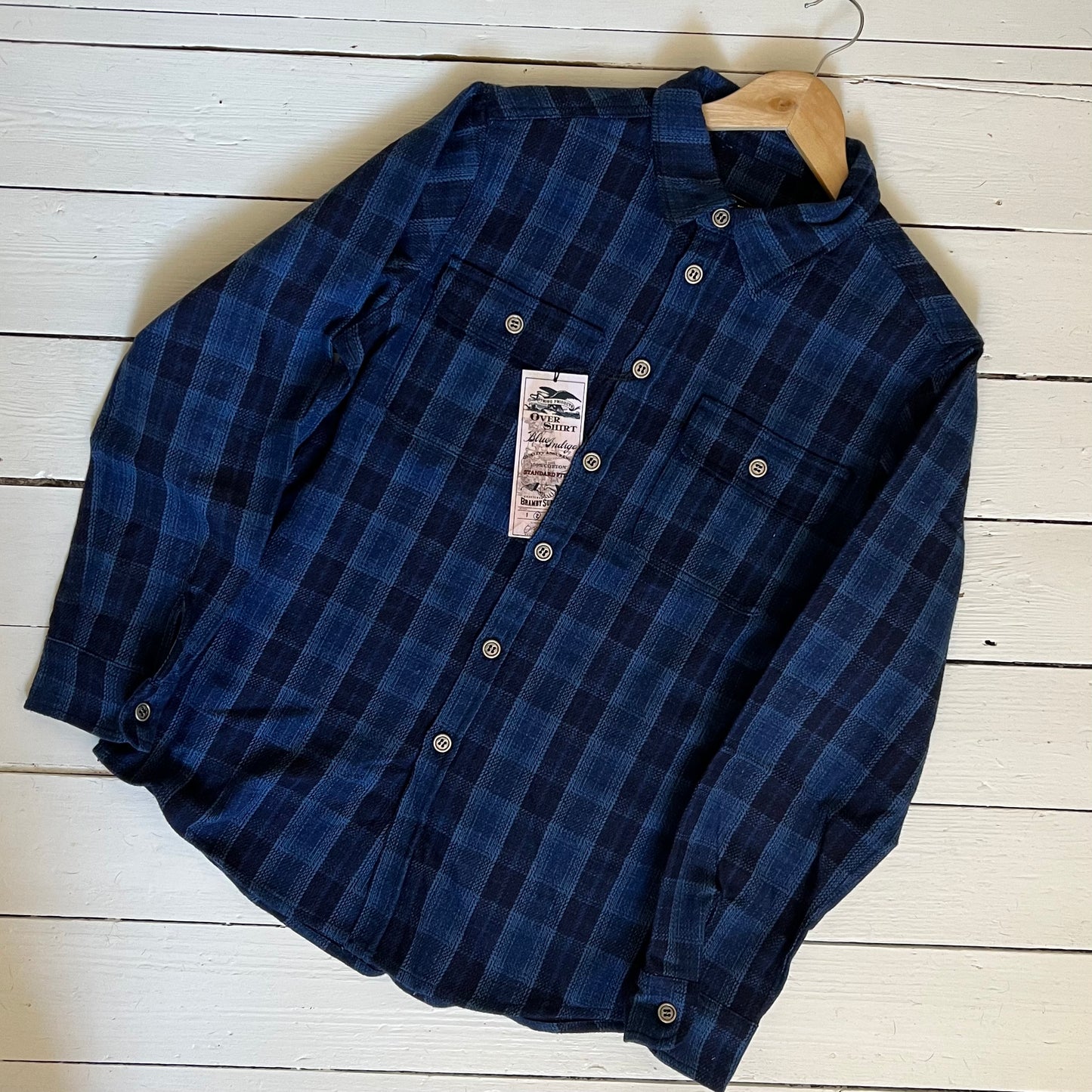 Bramby Supply Co LIMITED EDITION Indigo Check Overshirt