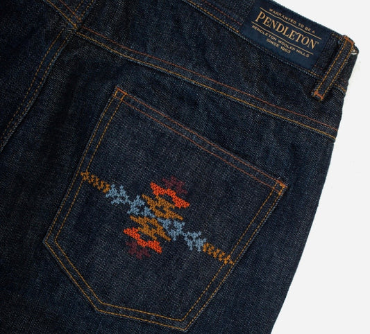 Pendleton jeans, quality denim, heritage clothing from Fulmine Yarm, online worldwide delivery