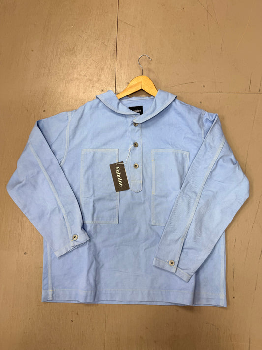 Fulmine USN Hand Dyed Shawl Denim Popover