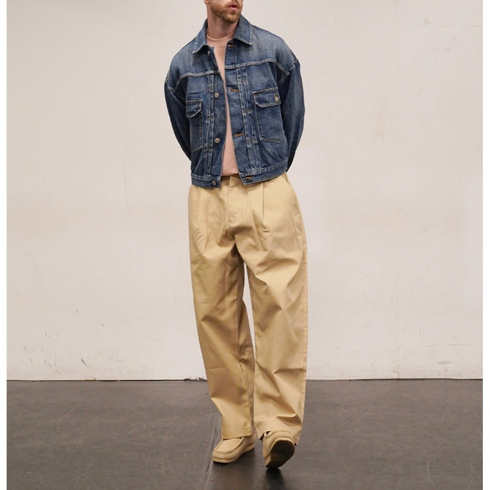 Standard Type’s Navel Pants Khaki Twill
