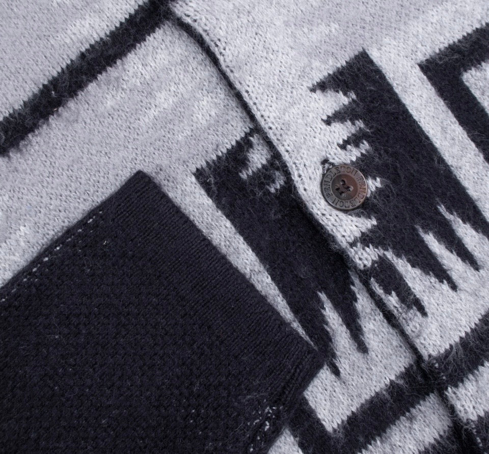 Pendleton Band Cardigan - black Harding