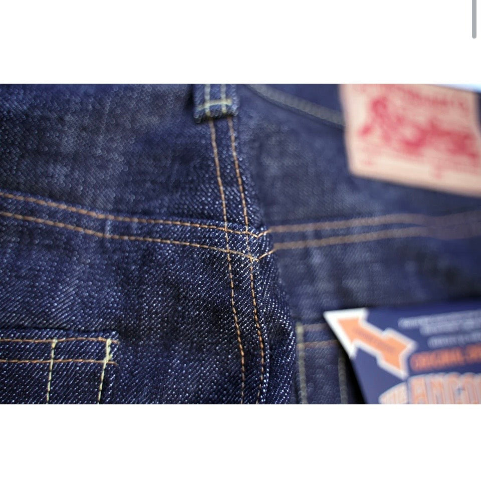 Ancoblack AB001 Selvedge 4700XX Denim Jeans unwashed