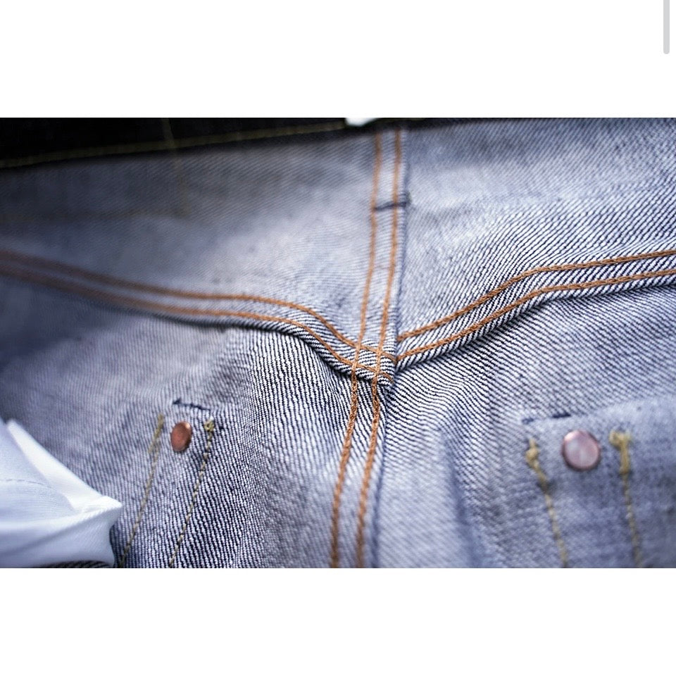 Ancoblack AB001 Selvedge 4700XX Denim Jeans unwashed