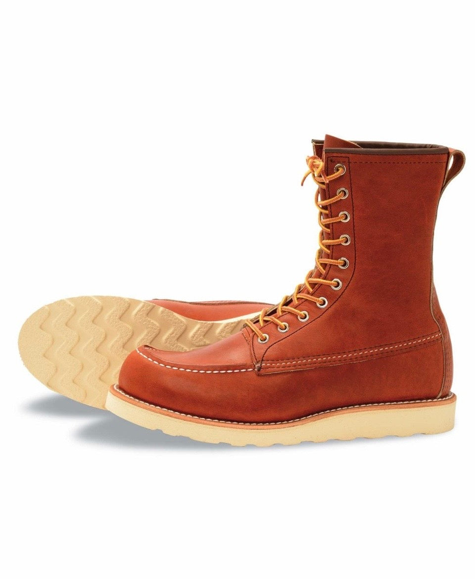Red Wing 877 Heritage Work 8" Moc Toe Boot in the distinguished Oro Legacy leather â a testament to craftsmanship and heritage menswear. Excellent Quality, Fulmine Yarm North Yorkshire 