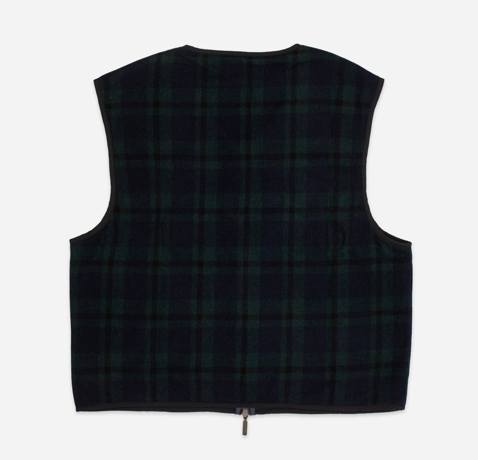 Pendleton wool zip vest - black watch