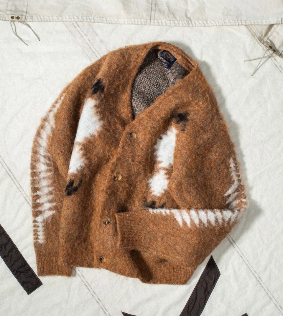 Pendleton mohair cardigan - spider Rock