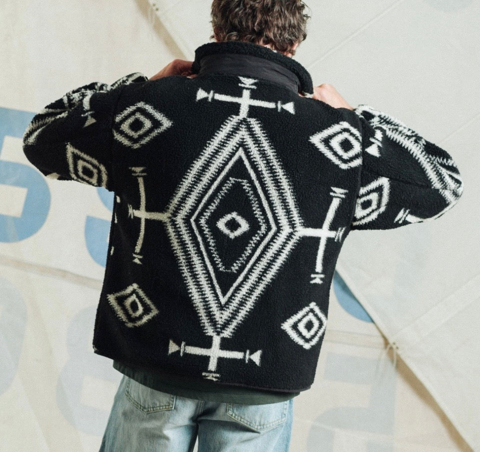 Pendleton jacquard fleece - Los Ojos black