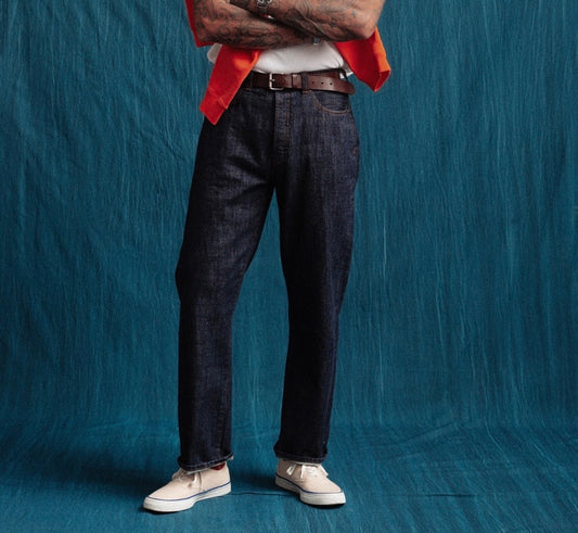 Dubbleware Selvedge straight leg jeans -Indigo