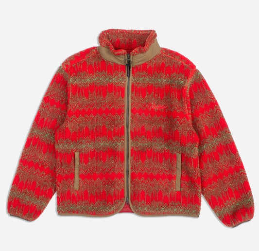 Pendleton jacquard Sherpa fleece jacket - skywalkers red