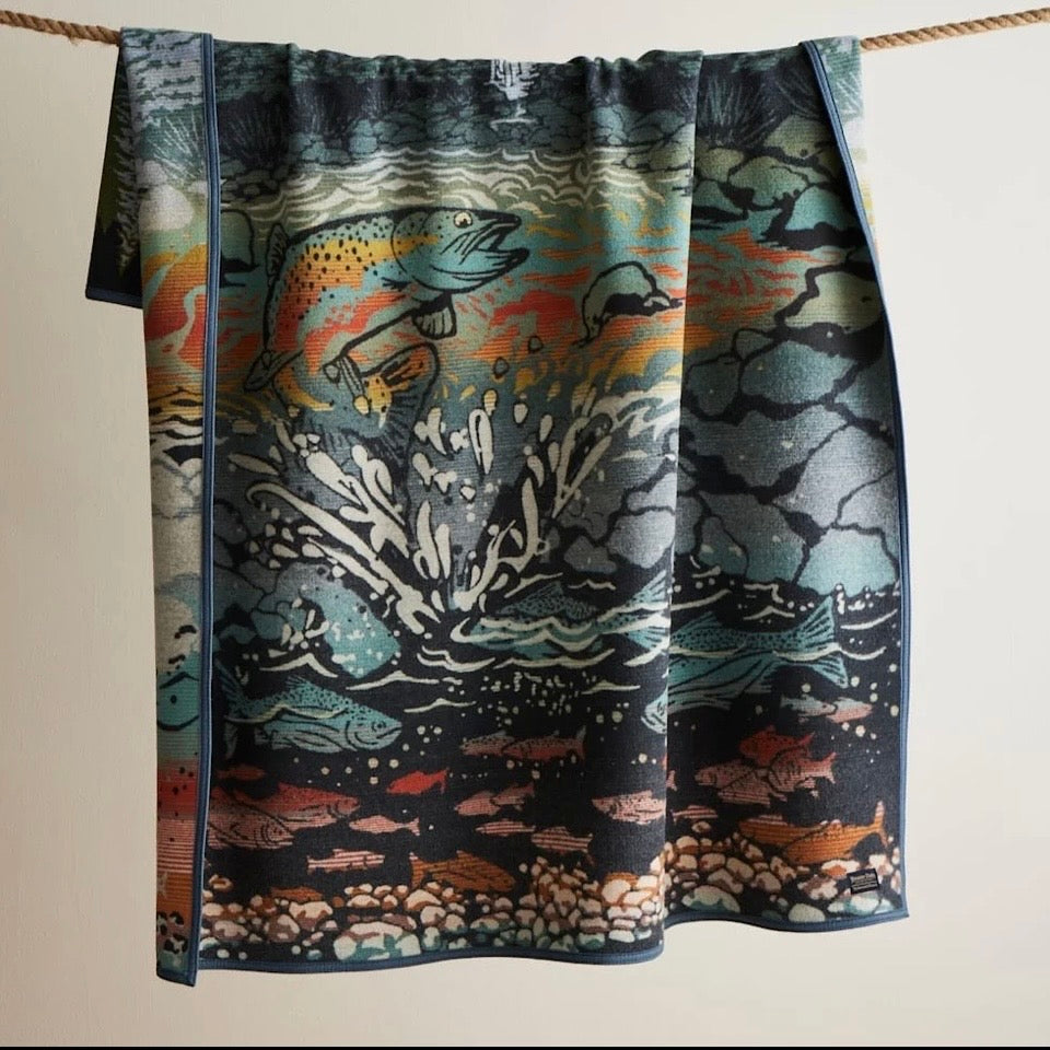 Pendleton jacquard Blanket - Salmon Falls