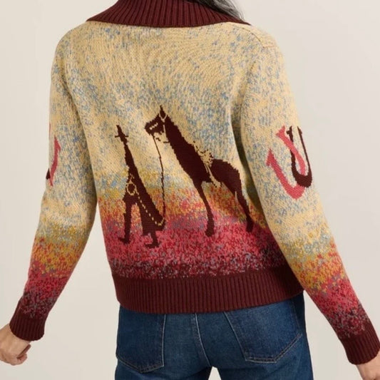 Pendleton women’s western scenic cardigan