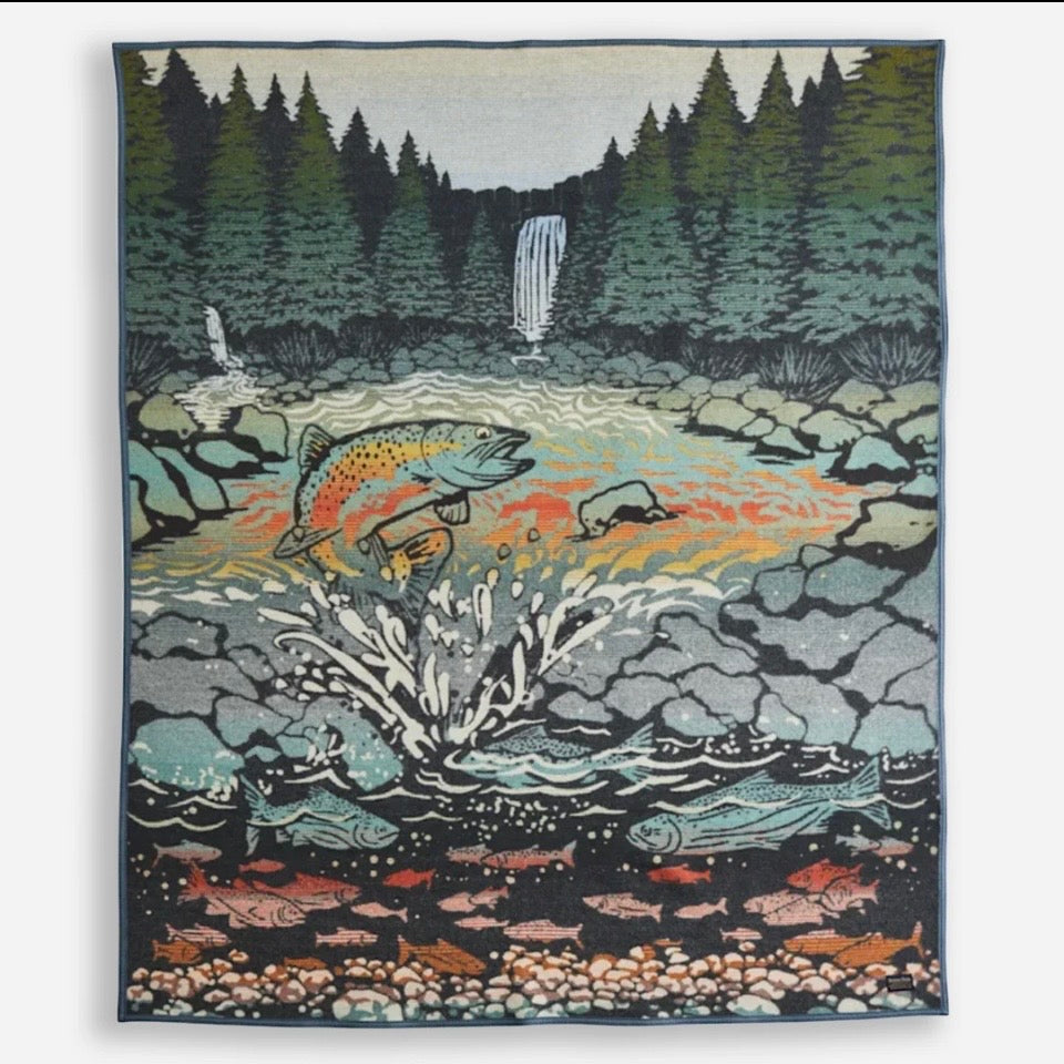 Pendleton jacquard Blanket - Salmon Falls