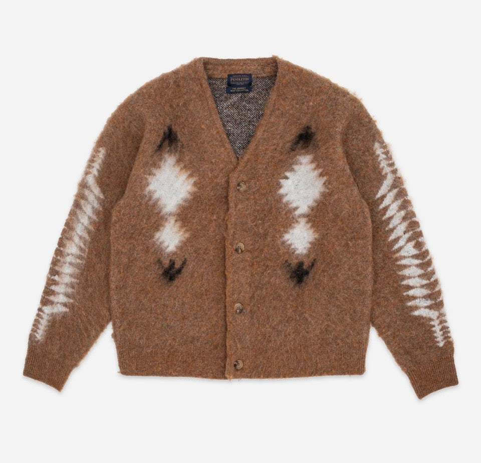 Pendleton mohair cardigan - spider Rock