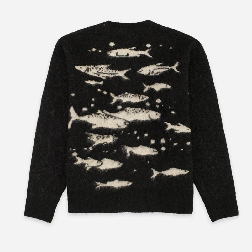 Pendleton Mohair Cardigan- Salmon Falls Black