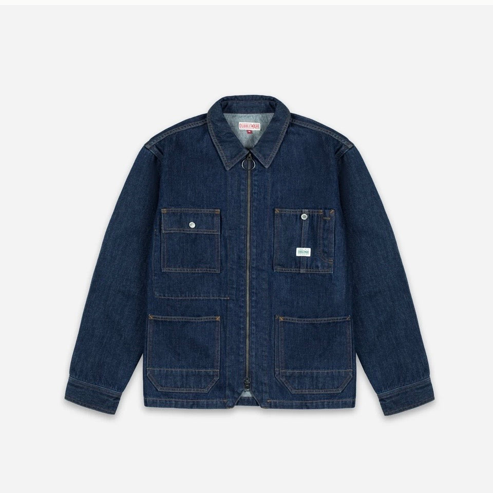 Dubbleware Zip Rider Chore Jacket- Rinse Wash