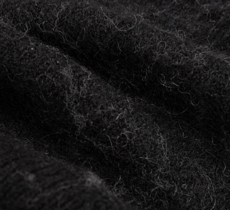 Pendleton Mohair Cardigan - Los Ojos black