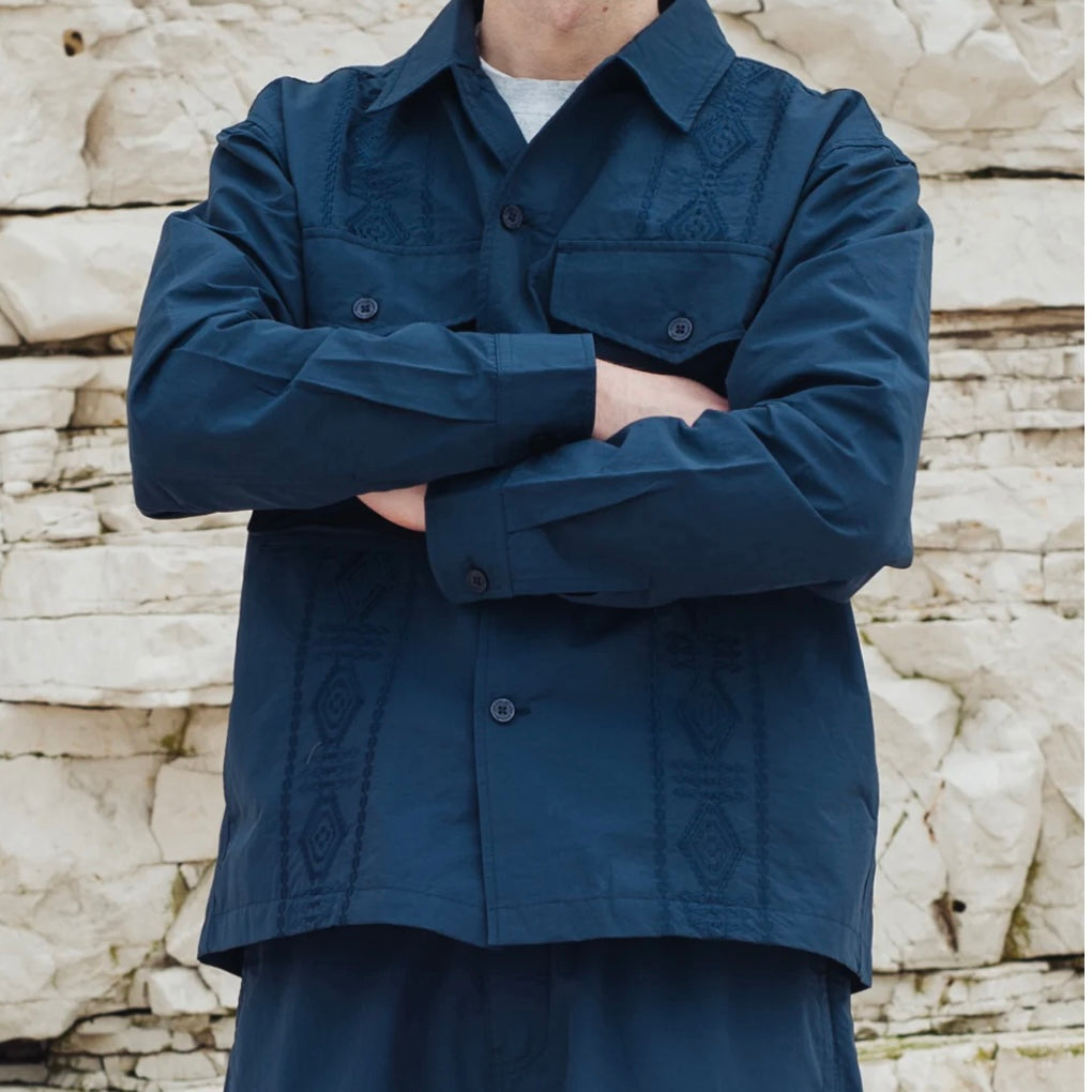 Pendleton Parachute Overshirt - Navy