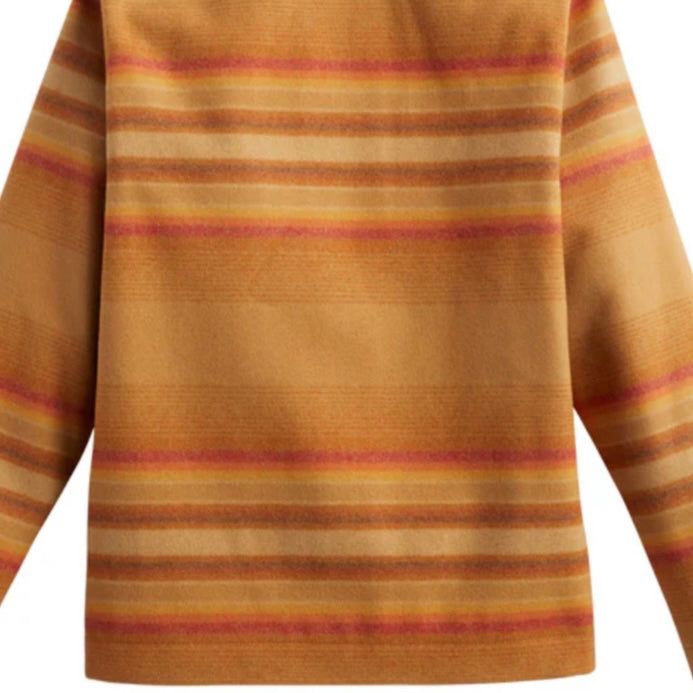 Pendleton Silverton Coat-Ralston Stripe Tan