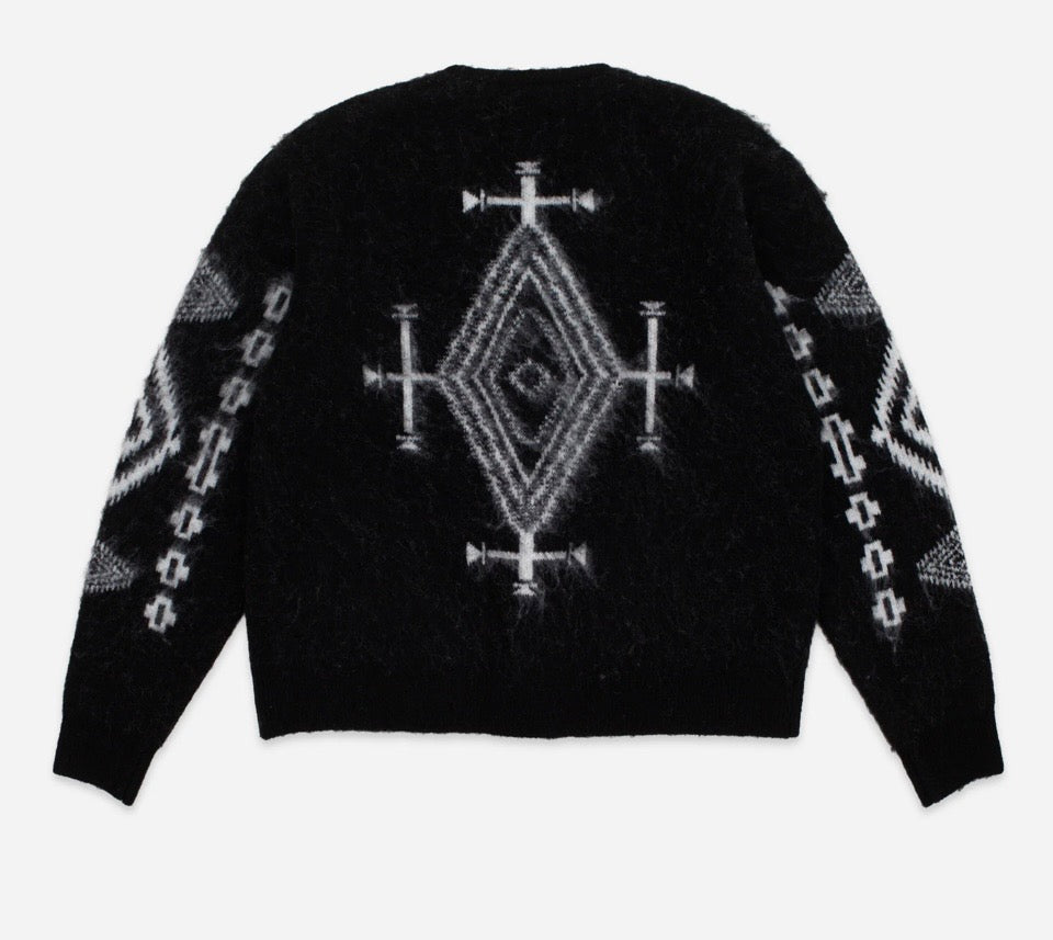 Pendleton Mohair Cardigan - Los Ojos black