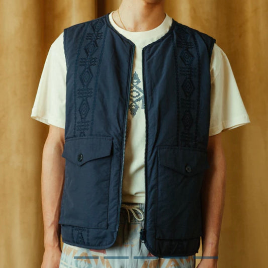 Pendleton Reversible Parachute Liner Vest - Navy